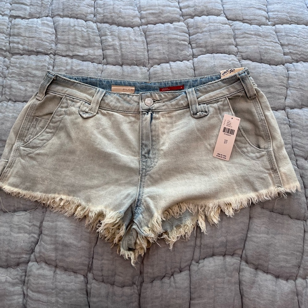 NWT Anthropology Pilcro jean shorts, size 27, never worn.
